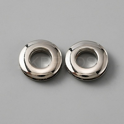 Alloy Grommet Eyelet Findings FIND-WH0145-25A-P-1