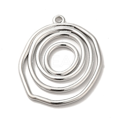 Non-Tarnish 304 Stainless Steel Pendants STAS-M312-02P-1