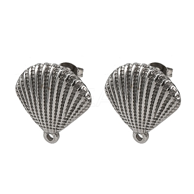 304 Stainless Steel Stud Earring Findings STAS-A121-01P-1