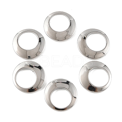 SHEGRACE Brass Flat Round Charms XGR0119P-108P-1