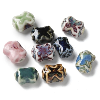 Handmade Porcelain Beads PORC-L080-E-1