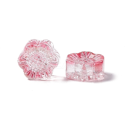 Electroplated Glass Beads GLAA-G090-01F-1