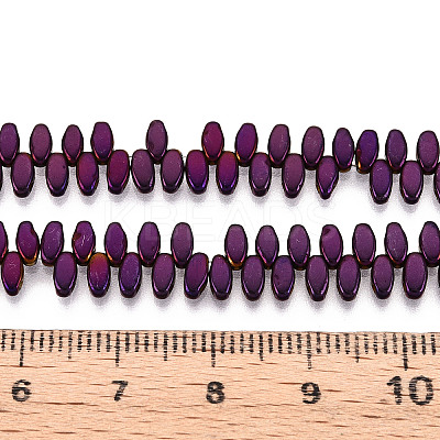 Electroplated Synthetic Non-magnetic Hematite Beads Strands G-T139-65D-1