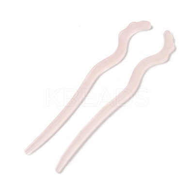 Opaque Acrylic Hair Sticks OHAR-C011-03F-1