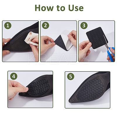 Self Adhesive Shoe Sole Grips FIND-WH0148-175A-1