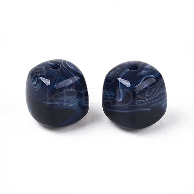 Opaque Acrylic Beads OACR-ZX006-33O-1