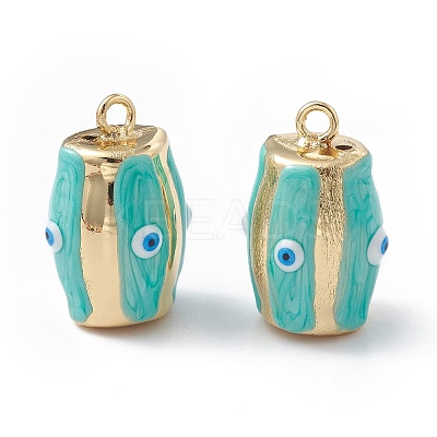 Brass Enamel Pendants KK-A176-03G-M-1