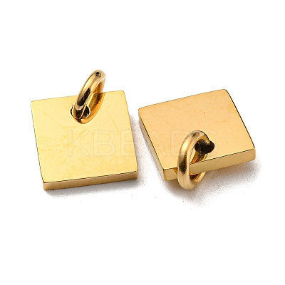 304 Stainless Steel Stamping Blank Tag Charms STAS-L022-181G-1