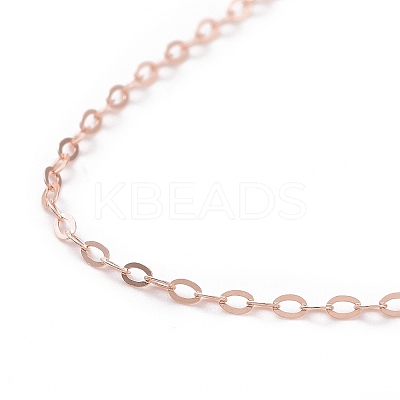 925 Sterling Silver Cable Chains Necklace for Women STER-I021-05RG-1