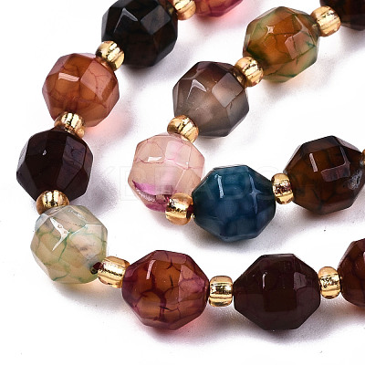 Natural Agate Beads Strands G-T131-82A-06-1