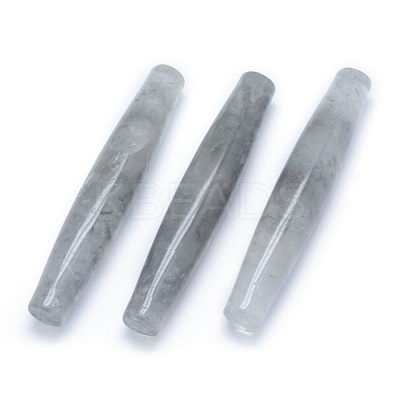 Natural Cloudy Quartz Beads G-P393-O25-1