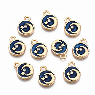 Alloy Enamel Charms ENAM-S126-008-RS-1