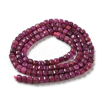 Natural Ruby Beads Strands G-P457-B01-36B-1