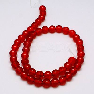 Natural Malaysia Jade Bead Strands X-G-M099-6mm-04-1
