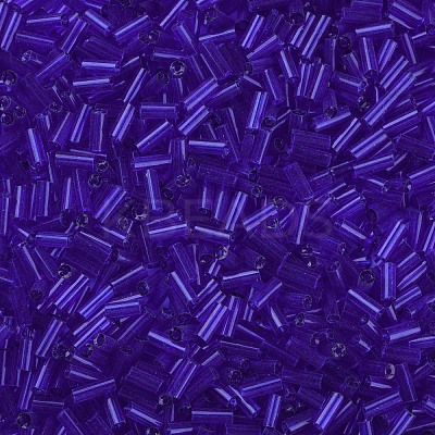 Transparent Glass Bugle Beads SEED-N005-001-C15-1