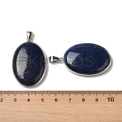 Natural Lapis Lazuli Pendants G-M415-01P-10-1