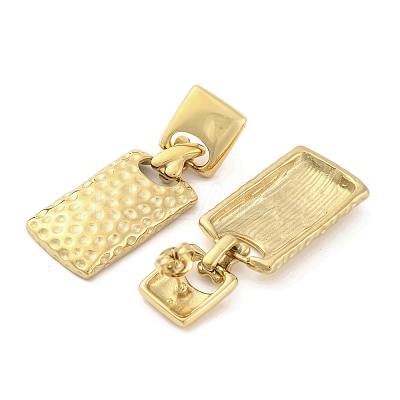 Ion Plating(IP) 304 Stainless Steel Stud Earrings for Women EJEW-N054-17G-1
