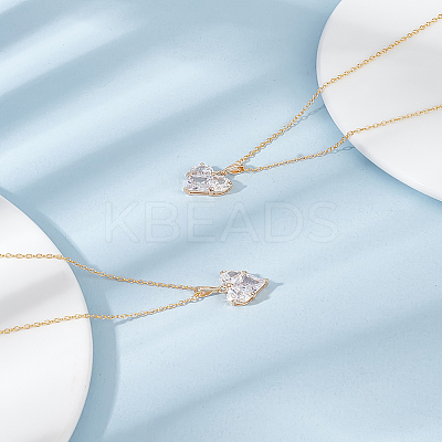 2Pcs Brass Pave Cubic Zirconia Charms ZIRC-LP0001-36-1