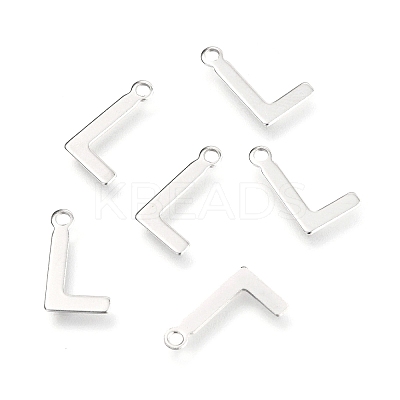 Non-Tarnish 201 Stainless Steel Charms X-STAS-C021-06P-L-1