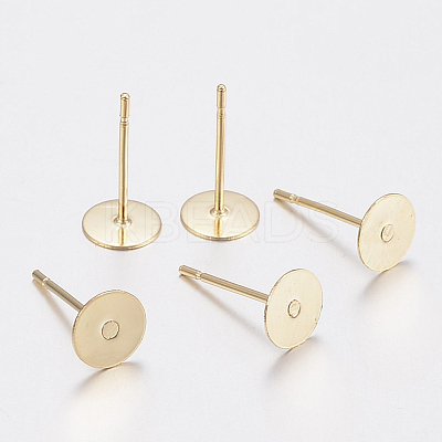 304 Stainless Steel Stud Earring Findings X-STAS-H436-24-4mm-1
