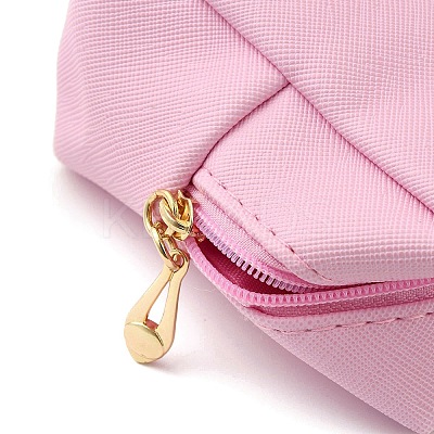Rectangle PU Leather Cosmetic Storage Zipper Bag AJEW-K039-01B-1