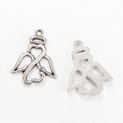 Tibetan Style Alloy Pendants TIBEP-Q063-46AS-RS-1
