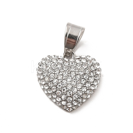 304 Stainless Steel Pendants STAS-K243-24P-1