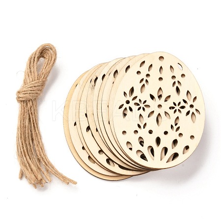 DIY Egg Shape Handmade Hollow Out Graffiti Wood WOOD-G007-01F-1