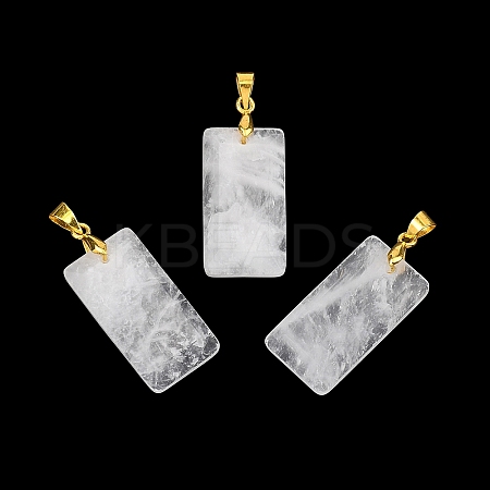 Natural Quartz Crystal Faceted Pendants G-L623-03G-11-1