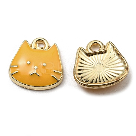 Golden Plated Alloy Charms ENAM-L042-01G-01-1