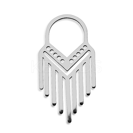 Non-Tarnish 201 Stainless Steel Pendants STAS-S105-LA742-1-1