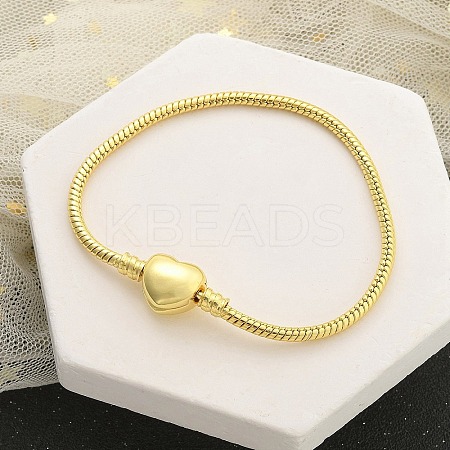 Brass  Micro Pave Cubic Zirconia Link Bracelets LS-BJEW-S158-17G-1