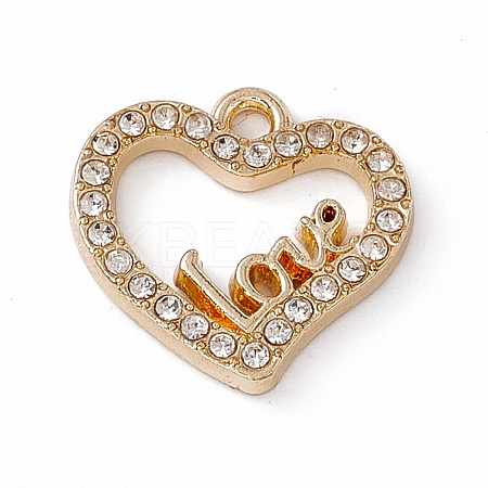 Alloy Rhinestone Pendants PALLOY-P287-02LG-02-1