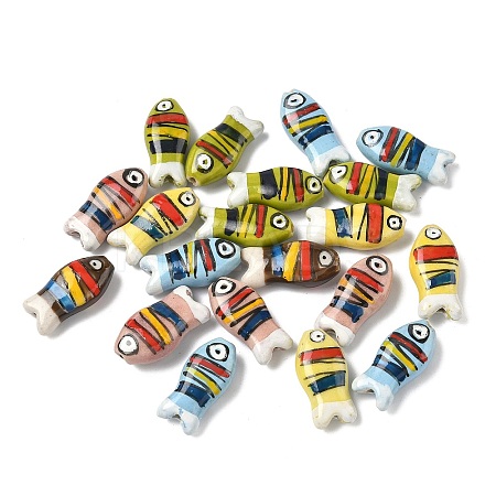 Handmade Porcelain Beads PORC-K011-01-1