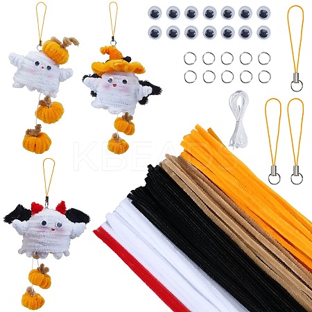 Halloween Themed DIY Mobile Straps Making Kit DIY-SC0032-72-1