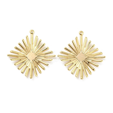 Brass Pendants X-KK-L208-13G-1