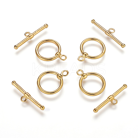 Brass Toggle Clasps LS-KK285-G-1
