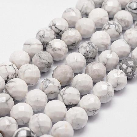 Natural Howlite Beads Strands G-D840-44-8mm-1