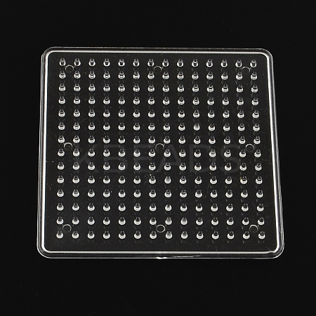 Square ABC Plastic Pegboards used for 5x5mm DIY Fuse Beads X-DIY-Q009-10-1