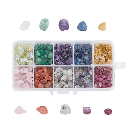 Natural Gemstone Chip Beads G-CJ0001-24-1
