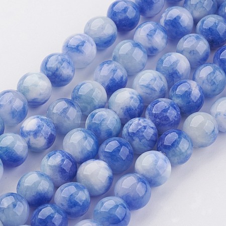 Natural Persian Jade Beads Strands G-J356-14-8mm-1