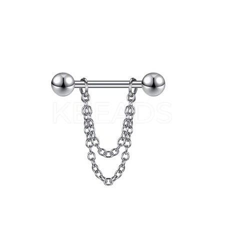 304 Stainless Steel Nipple Rings WG424A2-18-1