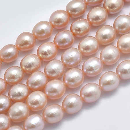 Natural Cultured Freshwater Pearl Beads Strands PEAR-K003-23A-01-1