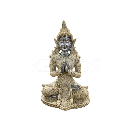 Resin Buddha Statue PW-WG25489-09-1