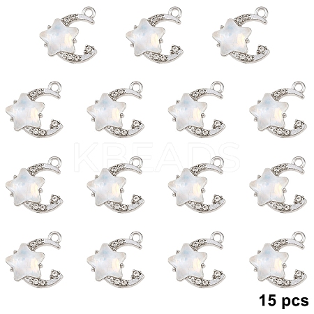 15Pcs Alloy Pendants FIND-YW0017-90C-1