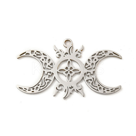 Non-Tarnish 304 Stainless Steel Pendants STAS-P342-06P-1