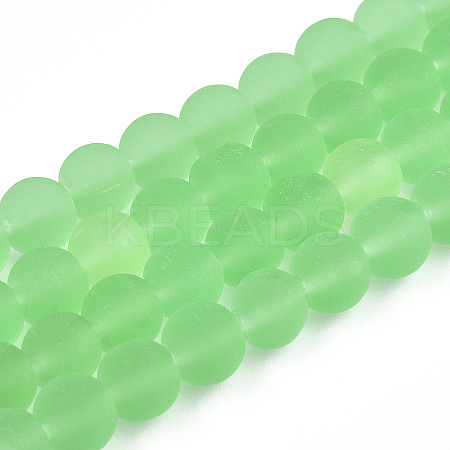 Transparent Glass Beads Strands GLAA-T032-T6mm-MD17-1
