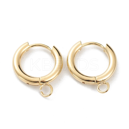 201 Stainless Steel Huggie Hoop Earring Findings LS-STAS-P283-01B-G-1