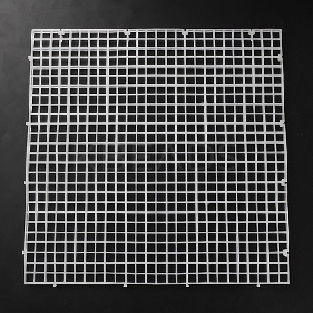 Plastic Fish Tank Organizer Grid Separator AJEW-WH0007-35A-1