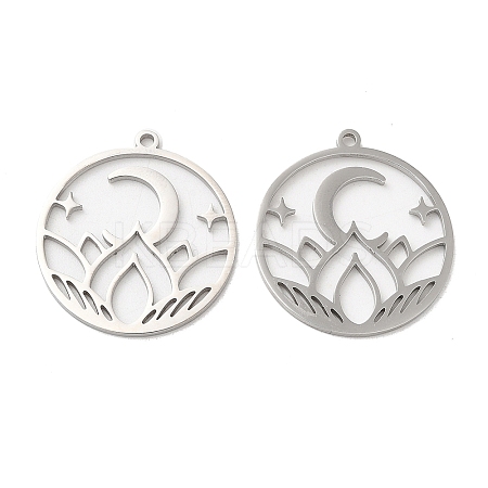 Non-Tarnish 304 Stainless Steel Pendants STAS-L020-024P-1